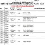 2012 - 2013 Sinema Egzersiz Planı