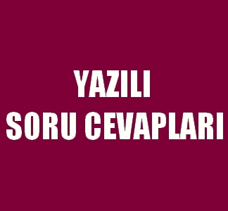 yazılı soruları
