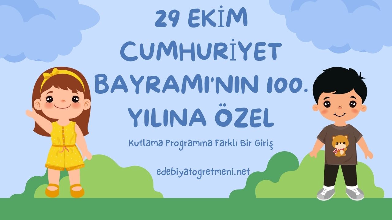 29 Ekim Cumhuriyet Bayramı'nın 100. Yılına Özel Kutlama Programına Farklı Bir Giriş